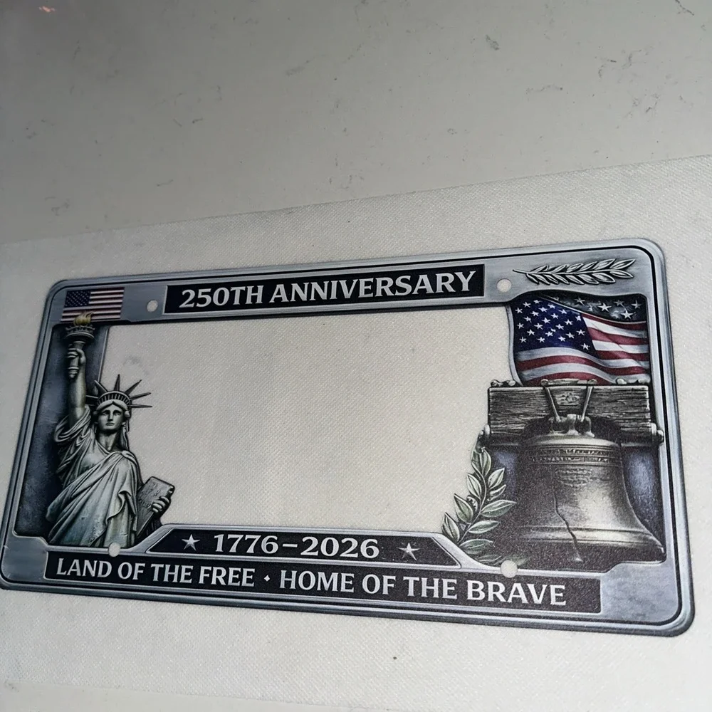 United States 250th Anniversary License Plate Frame Cover